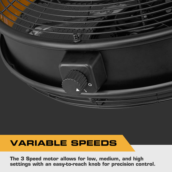 MULE Wet-Rated Garage Wall Fan XL