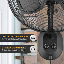 MULE KWIK INSTALL Wet Rated Oscillating Fan