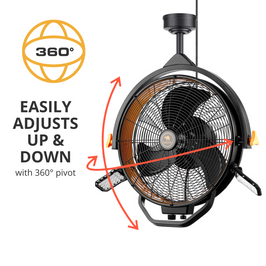 Garage Fan XL with Work Lights