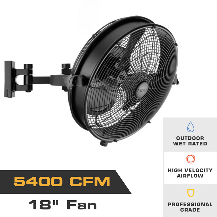 MULE Wet Rated Wall Fan XL