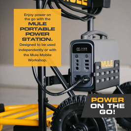 Mobile Workshop with Portable Power Station
